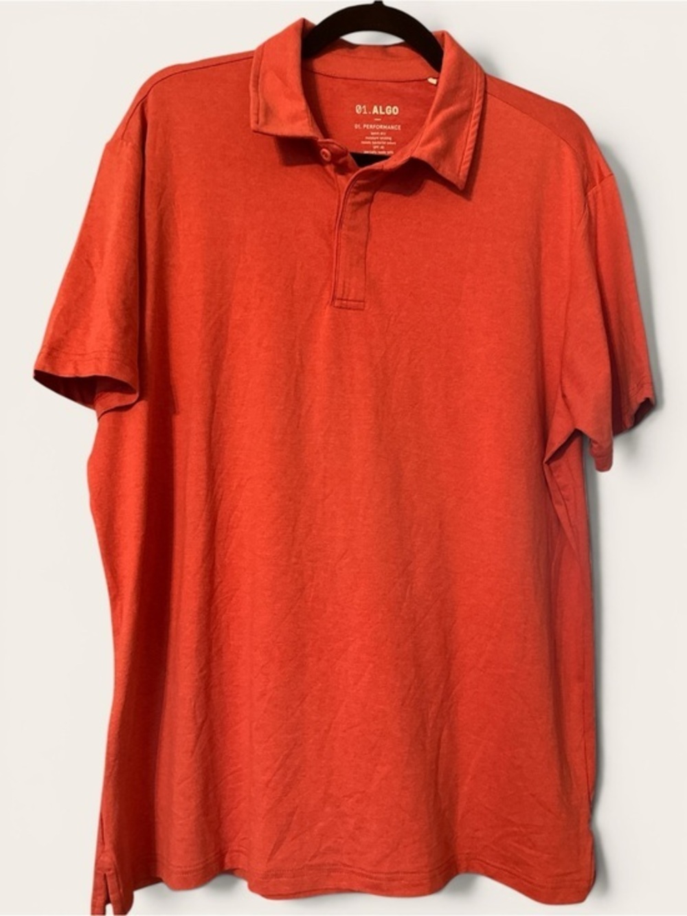 01.ALGO Performance Polo Shirt Size L